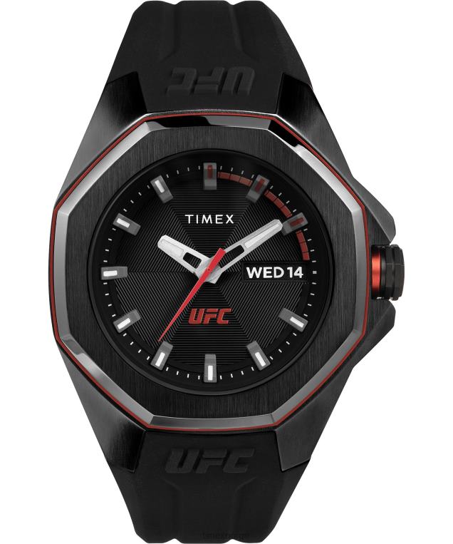 klokker_timex_ufc_pro_44mm_silikonremsklokke_menn_b84br275_svart.jpg klokker | Timex ufc pro 44mm silikonremsklokke menn B84BR275 svart - Image 1