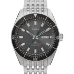 klokker | Timex waterbury dykke automatisk 40 mm armbåndsur i rustfritt stål menn B84BR32 rustfritt stål/svart