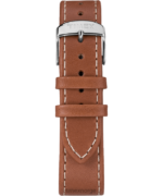 klokker | Timex waterbury klassisk 40mm lærremsklokke menn B84BR221 rustfritt stål/brun/krem - Image 3