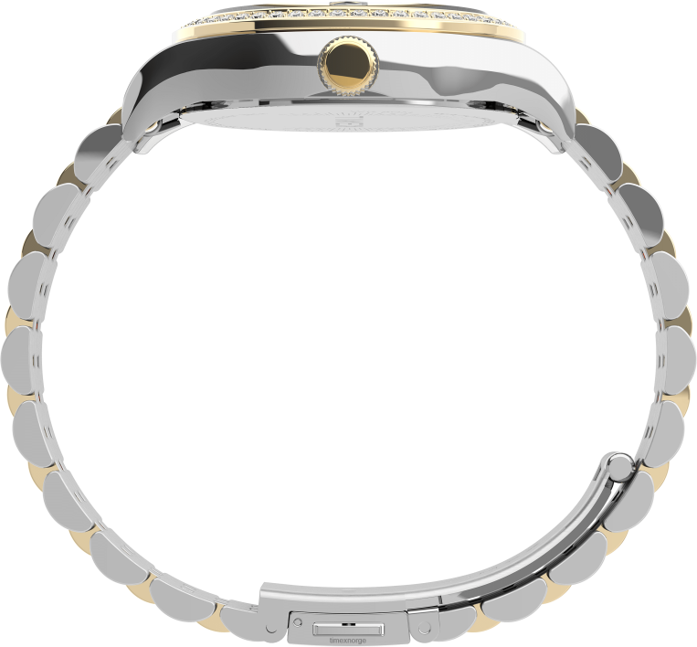 klokker | Timex waterbury tradisjonell 34 mm armbåndsur i rustfritt stål kvinner B84BR369 to-tone/sølv-tone - Image 2