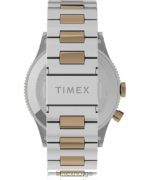 klokker | Timex waterbury tradisjonell gmt 39 mm armbåndsur i rustfritt stål menn B84BR18 rustfritt stål/tofarget/blått - Image 3