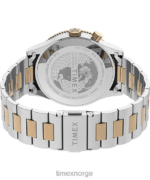 klokker | Timex waterbury tradisjonell gmt 39 mm armbåndsur i rustfritt stål menn B84BR18 rustfritt stål/tofarget/blått - Image 5
