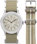 klokker | Timex x nigel cabourn klokkesett med 36 mm stoffrem menn B84BR37 tan