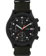 klokker | Timex x todd snyder mk1 42mm stoffremseklokke menn B84BR15 svart/grønn