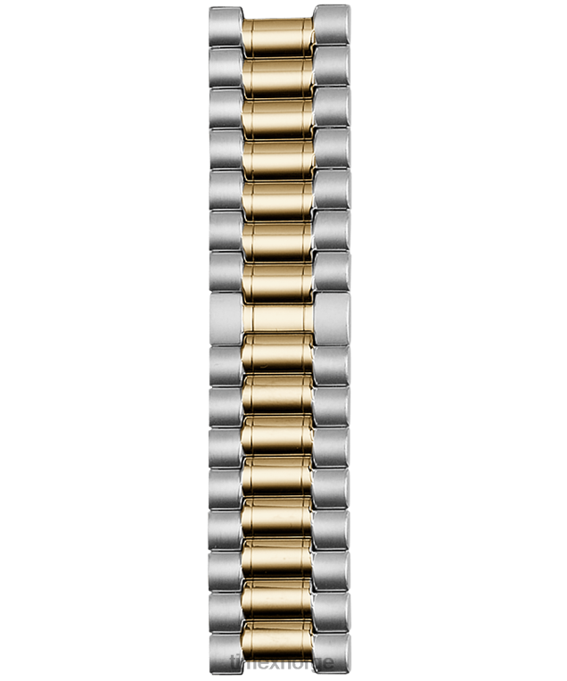 stropper | Timex 18 mm ekspansjonsbånd i rustfritt stål unisex B84BR486 tofarget - Image 1