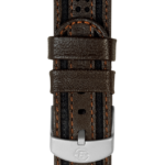 stropper | Timex 18 mm stoff med lærreim unisex B84BR441 brun