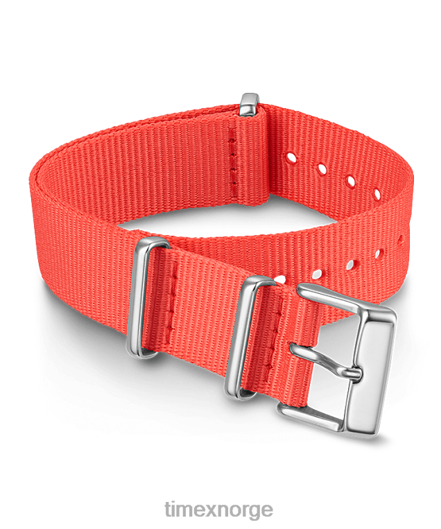 stropper | Timex 18 mm stoff-slip-thru dobbeltlagsstropp unisex B84BR536 rosa - Image 1