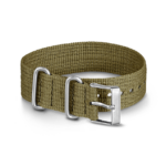 stropper | Timex 20 mm enkeltlags stropp i stoff unisex B84BR510 grønn