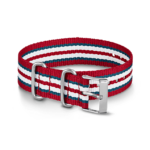 stropper | Timex 20 mm enkeltlags stropp i stoff unisex B84BR528 rød