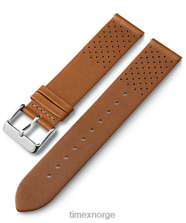 stropper | Timex 20 mm hurtigreim i matt lær unisex B84BR418 tan - Image 1