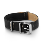 stropper | Timex 20 mm slip-thru dobbeltlagsrem i skinn unisex B84BR463 svart