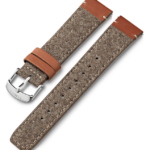 stropper | Timex 20 mm stoffrem med skinndetaljer unisex B84BR445 tan