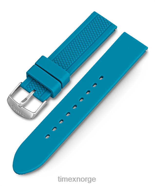 stropper_timex_21_mm_hurtigutlosende_silikonrem_unisex_b84br589_blagronn.png stropper | Timex 21 mm hurtigutløsende silikonrem unisex B84BR589 blågrønn - Image 1