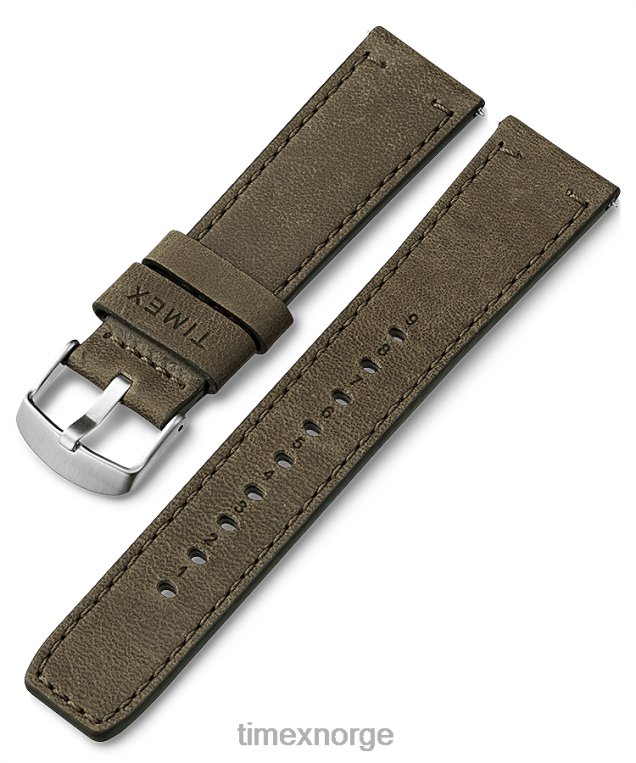 stropper_timex_22_mm_hurtigutlosende_laerreim_unisex_b84br451_gronn.png stropper | Timex 22 mm hurtigutløsende lærreim unisex B84BR451 grønn - Image 1