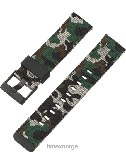 stropper | Timex 22 mm hurtigutløsende stoffrem unisex B84BR516 camo