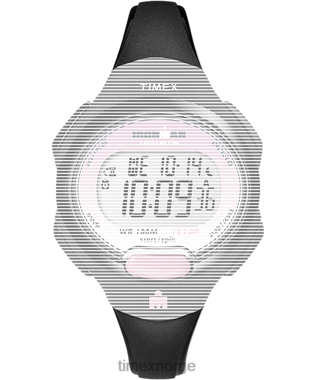 stropper | Timex erstatning 12 mm harpiksstropp for ironman essential 10 mellomstørrelse unisex B84BR615 svart - Image 1