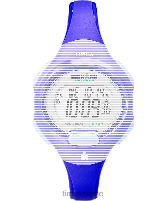 stropper | Timex erstatning 12 mm harpiksstropp for ironman essential 10 mellomstørrelse unisex B84BR616 blå - Image 1