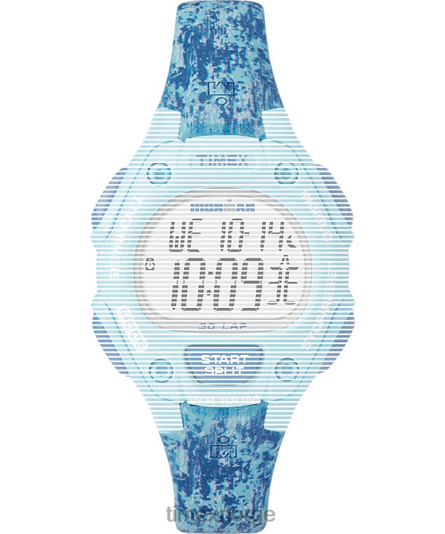 stropper | Timex erstatning 14 mm harpiksstropp for ironman classic 30 mellomstørrelse unisex B84BR634 blå - Image 1