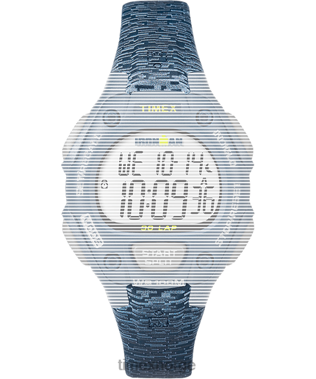 stropper | Timex erstatning 14 mm harpiksstropp for ironman classic 30 mellomstørrelse unisex B84BR649 blå - Image 1