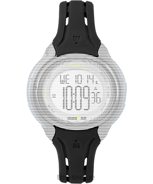 stropper | Timex erstatning 15 mm silikonstropp for ironman slank 50 mellomstørrelse unisex B84BR582 svart - Image 1