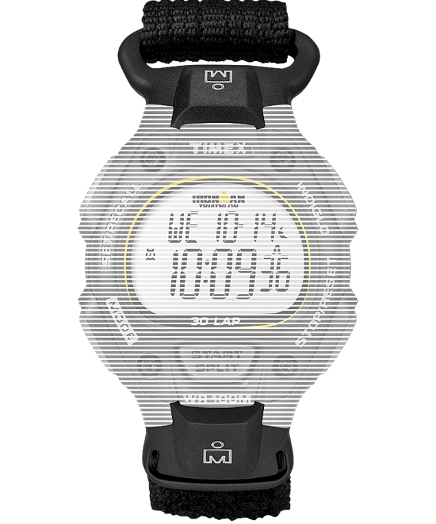 stropper | Timex erstatning 16 mm harpiks med stoffrem for ironman classic 30 i full størrelse unisex B84BR698 svart - Image 1