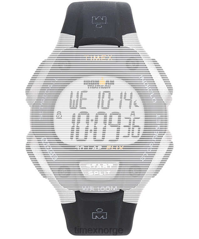 stropper | Timex erstatning 16 mm harpiksstropp for ironman classic 30 i full størrelse unisex B84BR645 svart - Image 1