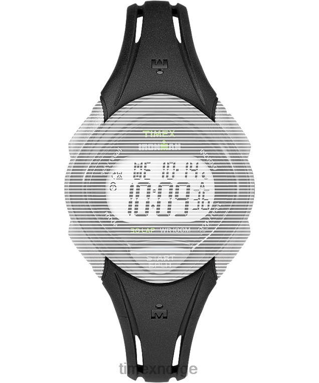 stropper | Timex erstatning 16 mm harpiksstropp for ironman slank 30 mellomstørrelse unisex B84BR592 svart - Image 1