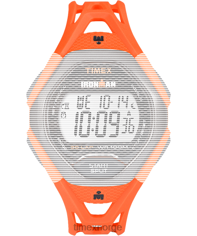 stropper | Timex erstatning 17 mm harpiksstropp for ironman slank 30 i full størrelse unisex B84BR607 oransje - Image 1