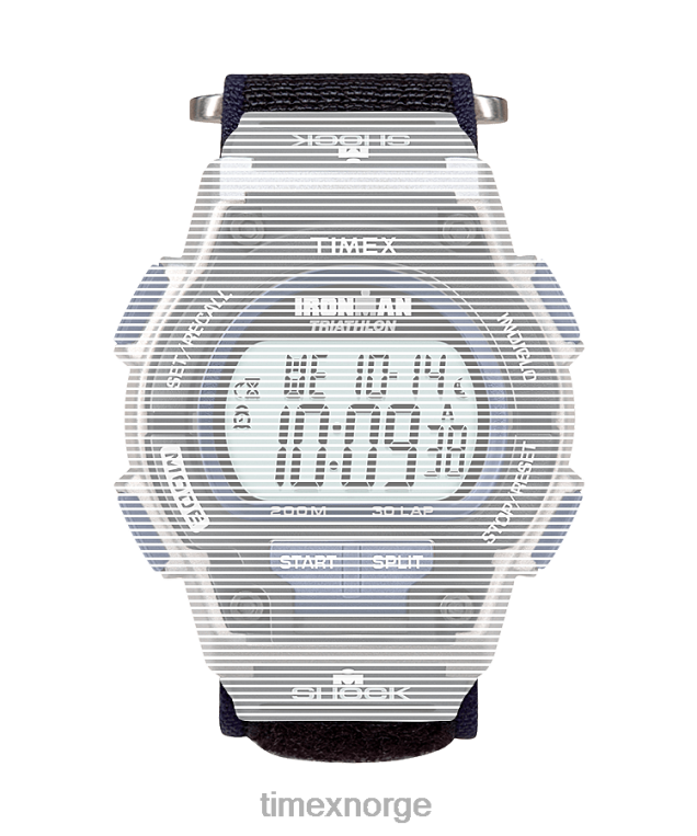 stropper | Timex erstatning 18mm resin stropp for ironman original 30 shock unisex B84BR618 svart - Image 1