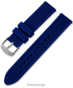 stropper | Timex erstatning 20 mm silikonstropp for tribute gamer unisex B84BR567 marineblå