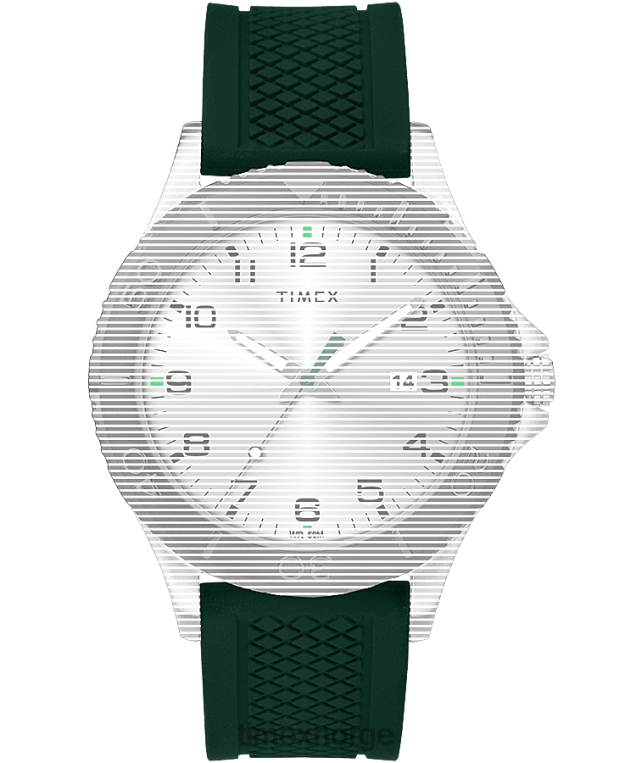 stropper | Timex erstatning 20 mm silikonstropp for tribute gamer unisex B84BR587 grønn - Image 3
