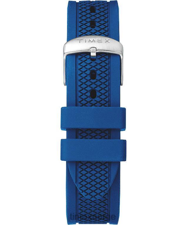 stropper | Timex erstatning 20 mm silikonstropp for tribute gamer unisex B84BR588 blå - Image 2