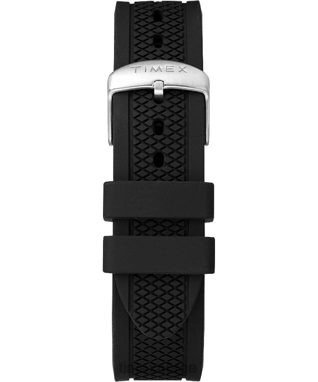 stropper | Timex erstatning 20 mm silikonstropp for tribute gamer unisex B84BR676 svart - Image 2