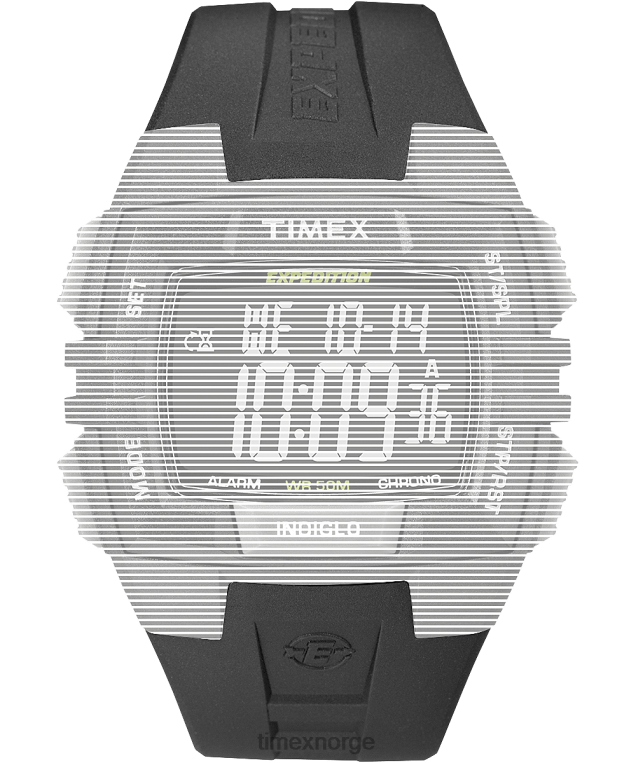 stropper | Timex erstatningsstropp for ekspedisjons chrono/alarm/timer unisex B84BR713 svart - Image 1