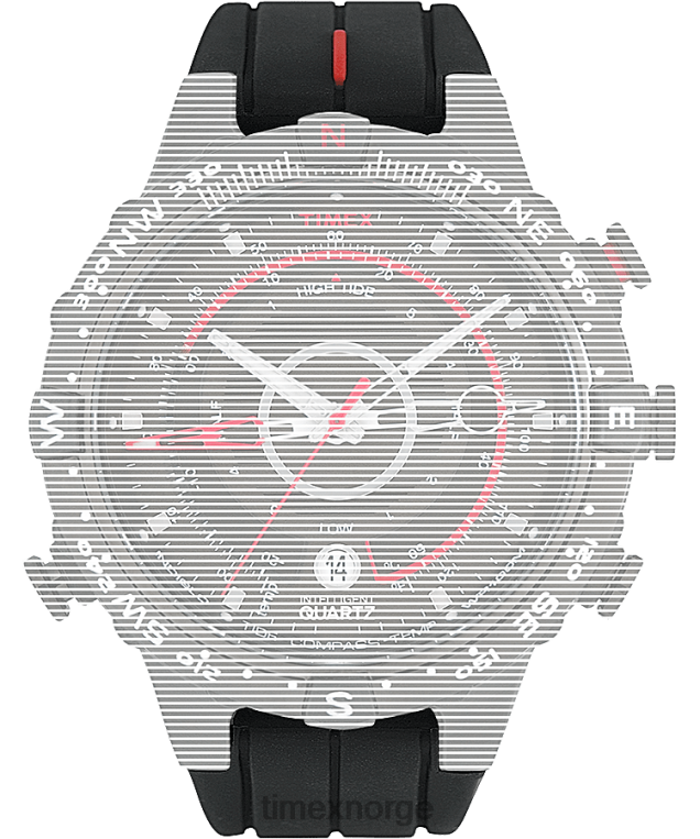 stropper | Timex erstatningsstropp for intelligent kvarts flyback kronograf unisex B84BR652 svart - Image 1