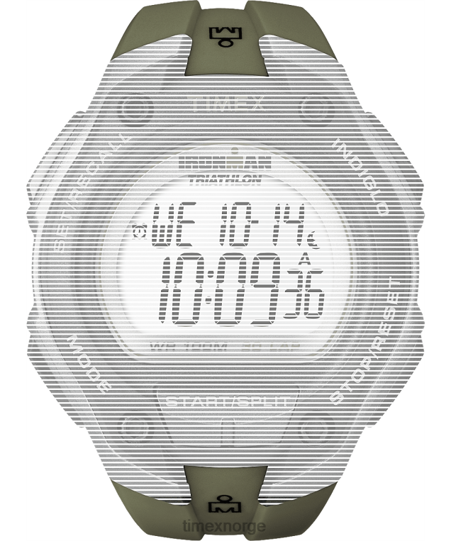 stropper | Timex erstatningsstropp for ironman classic 30 oversized unisex B84BR570 grønn - Image 1