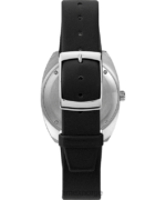 klokker | Q Timex 1978 nyutgivelse dags dato 37 mm lærreim klokke menn B84BR79 rustfritt stål/svart/sølv-tone - Image 3