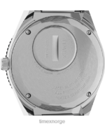 klokker | Q Timex 36 mm armbåndsur i rustfritt stål kvinner B84BR343 rustfritt stål/blått - Image 4