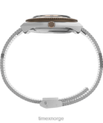 klokker | Q Timex 36 mm armbåndsur i rustfritt stål kvinner B84BR348 rustfritt stål/sølv-tone - Image 2