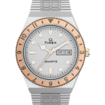 klokker | Q Timex 36 mm armbåndsur i rustfritt stål kvinner B84BR348 rustfritt stål/sølv-tone