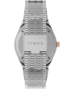klokker | Q Timex 36 mm armbåndsur i rustfritt stål kvinner B84BR348 rustfritt stål/sølv-tone - Image 3