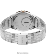 klokker | Q Timex 36 mm armbåndsur i rustfritt stål kvinner B84BR348 rustfritt stål/sølv-tone - Image 5