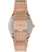 klokker | Q Timex 36 mm armbåndsur i rustfritt stål kvinner B84BR368 rosa-gull-tone/krem - Image 3