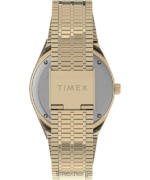 klokker | Q Timex gjenutgi 38 mm armbåndsur i rustfritt stål menn B84BR127 gull-tone/rustfritt stål/blått - Image 3