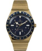 klokker | Q Timex himmelsk 36 mm klokke med ekspansjonsbånd i rustfritt stål kvinner B84BR328 gull-tone/blå