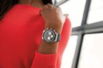 klokker | Q Timex kronograf 40mm lærreim klokke menn B84BR65 rustfritt stål/svart - Image 2