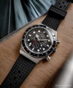 klokker | Q Timex tre tidssone kronograf 40mm syntetisk gummirem klokke menn B84BR62 rustfritt stål/svart - Image 3