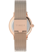 klokker | Timex 31 mm mesh-båndklokke i rustfritt stål kvinner B84BR362 rosa-gull-tone/rosa - Image 3
