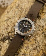 klokker | Timex ekspedisjon nord tidevann-temp-kompass 43 mm miljøvennlig klokke i lærreim menn B84BR203 rustfritt stål/brun/svart - Image 3