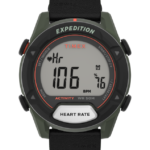 klokker | Timex ekspedisjons banebryter+ 43mm klokke med rem i blandet materiale menn B84BR240 grønn/svart